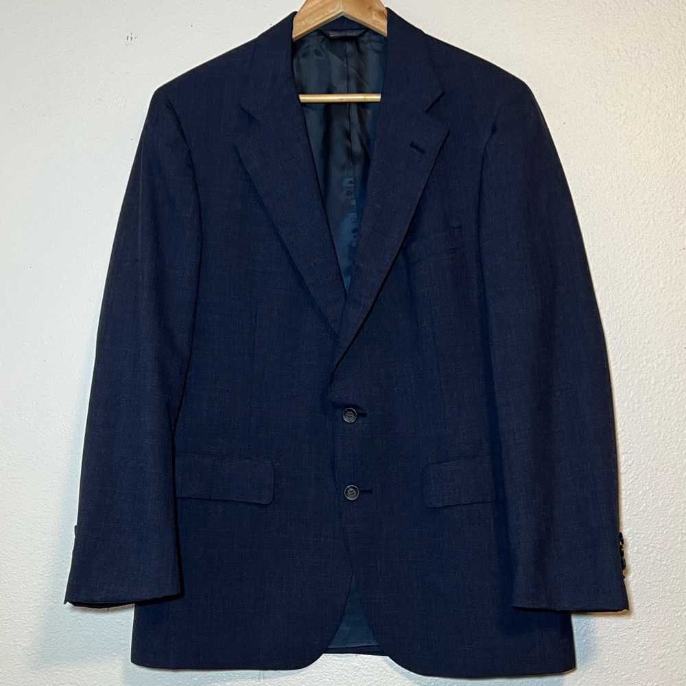 Chaps Ralph Lauren Mens 40R Blue Blazer Sport Coat